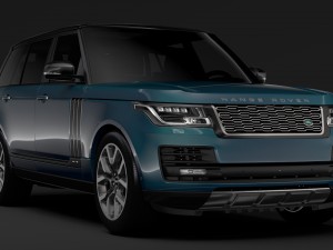 range rover svautobiographydynamic lwb l405 2018 3D Model