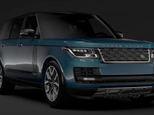 Range Rover SVAutobiography Dynamic LWB L405 2018 3D Modell