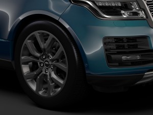 range rover svautobiographydynamic lwb l405 2018 Modelo 3D