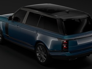range rover svautobiographydynamic lwb l405 2018 Modelo 3D
