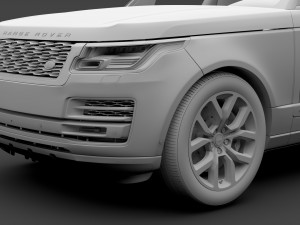 range rover svautobiographydynamic lwb l405 2018 Modelo 3D