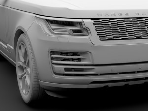 range rover svautobiographydynamic lwb l405 2018 Modelo 3D