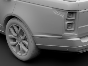 range rover svautobiographydynamic lwb l405 2018 Modelo 3D