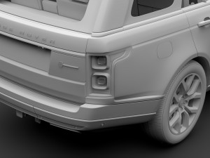 range rover svautobiographydynamic lwb l405 2018 Modelo 3D
