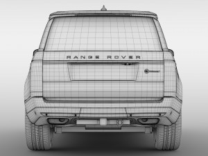 range rover svautobiographydynamic lwb l405 2018 Modelo 3D