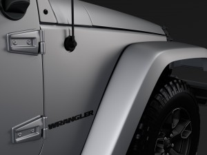 jeep wrangler smoky mountain jk 2017 3D मॉडल