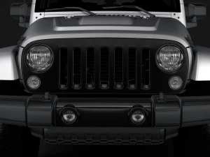 jeep wrangler smoky mountain jk 2017 3D Model