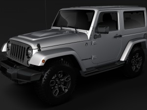 jeep wrangler smoky mountain jk 2017 3D मॉडल