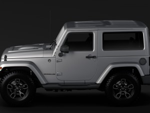 jeep wrangler smoky mountain jk 2017 3D मॉडल