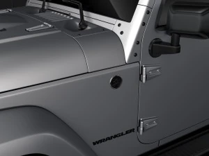 jeep wrangler smoky mountain jk 2017 3D Model