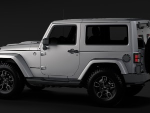 jeep wrangler smoky mountain jk 2017 3D मॉडल