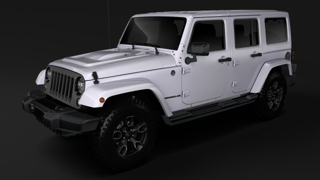 jeep wrangler unlimited smoky mountain jk 2017 Modelo 3D .c4d .max .obj .3ds .fbx .stl .blend 