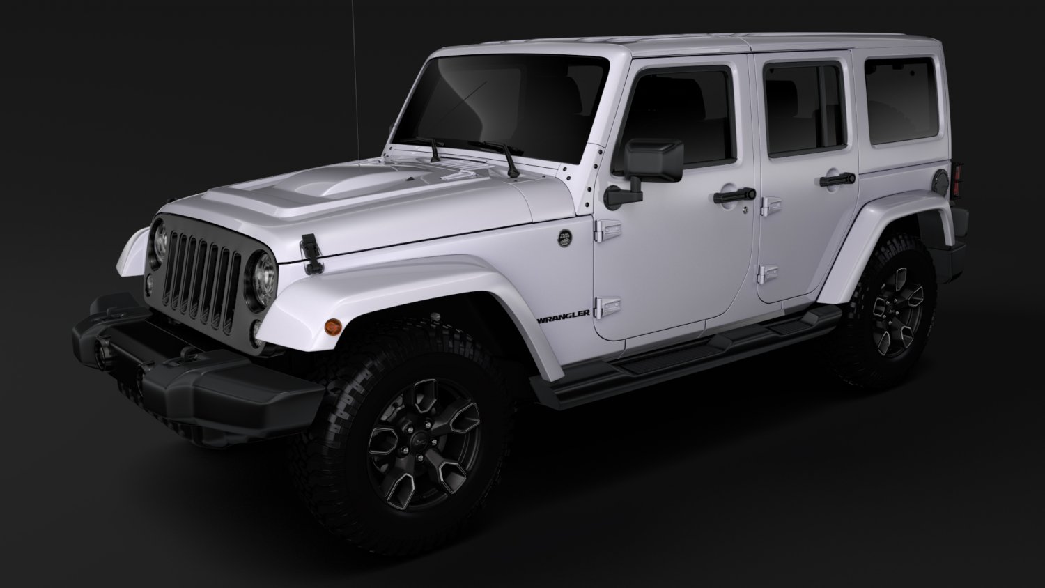 jeep wrangler unlimited smoky mountain jk 2017 3D Model in SUV 3DExport