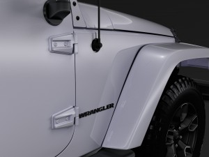 jeep wrangler unlimited smoky mountain jk 2017 Modelo 3D