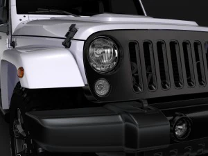 jeep wrangler unlimited smoky mountain jk 2017 3D Model