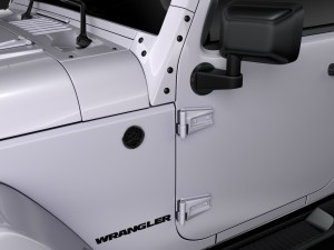 jeep wrangler unlimited smoky mountain jk 2017 Modelo 3D