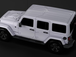 jeep wrangler unlimited smoky mountain jk 2017 Modelo 3D