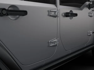 jeep wrangler unlimited willys wheeler jk 2017 3D Model