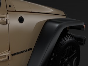 jeep wrangler willys wheeler jk 2017 3D Model