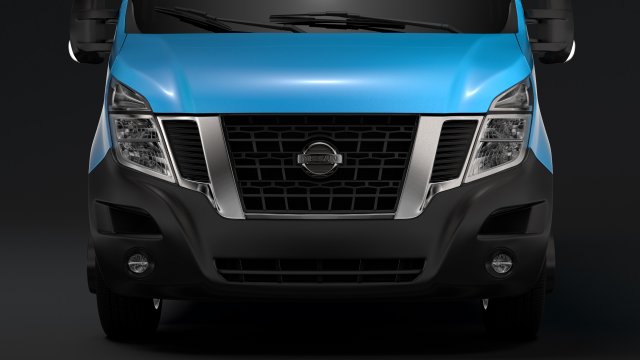 nissan nv 400l3h2 van 2017 Modello 3D .c4d .max .obj .3ds .fbx .stl .blend 
