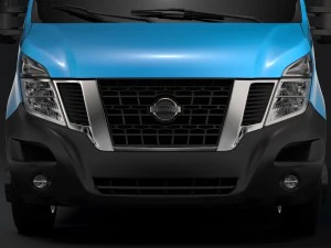 nissan nv 400l3h2 van 2017 3D Model