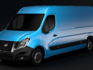 nissan nv 400l3h2 van 2017 Modello 3D
