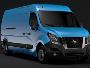 nissan nv 400l3h2 van 2017 Modello 3D