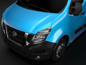 nissan nv 400l3h2 van 2017 Modello 3D