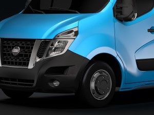 nissan nv 400l3h2 van 2017 Modello 3D
