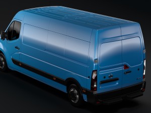nissan nv 400l3h2 van 2017 Modello 3D