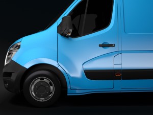nissan nv 400l3h2 van 2017 Modello 3D