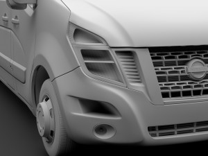 nissan nv 400l3h2 van 2017 Modello 3D