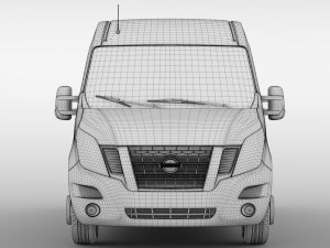 nissan nv 400l3h2 van 2017 Modello 3D