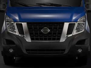nissan nv 400 l3h3 van 2017 3D Model