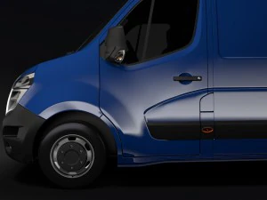 nissan nv 400 l3h3 van 2017 3D Model