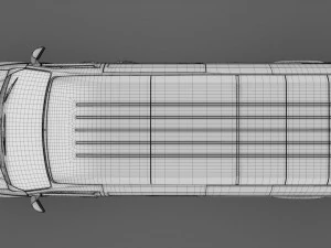 nissan nv 400 l3h3 van 2017 3D Model