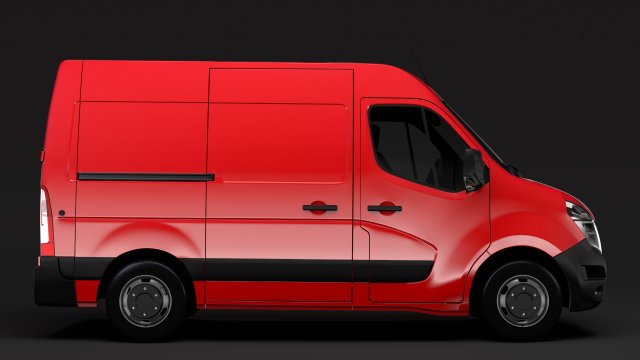 nissan nv 400 l1h2 van 2017 3D Model .c4d .max .obj .3ds .fbx .stl .blend 