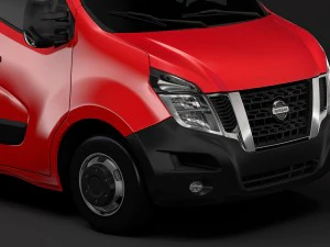 nissan nv 400 l1h2 van 2017 3D Model