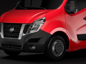 nissan nv 400 l1h2 van 2017 3D Model