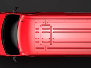 nissan nv 400 l1h2 van 2017 3D Model