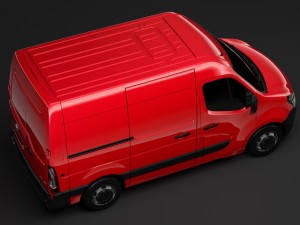 nissan nv 400 l1h2 van 2017 3D Model