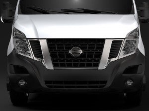 nissan nv 400 l1h1 van 2017 Modello 3D