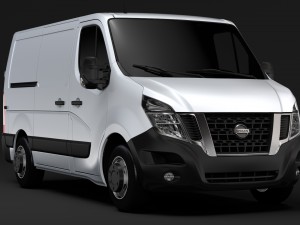 nissan nv 400 l1h1 van 2017 Modello 3D