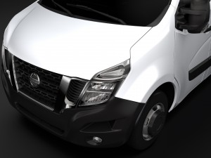 nissan nv 400 l1h1 van 2017 Modello 3D