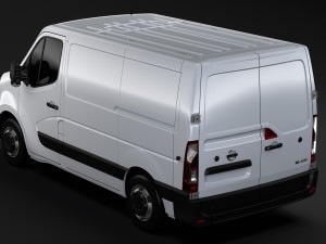 nissan nv 400 l1h1 van 2017 Modello 3D