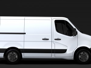 nissan nv 400 l1h1 van 2017 Modello 3D