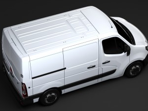 nissan nv 400 l1h1 van 2017 Modello 3D