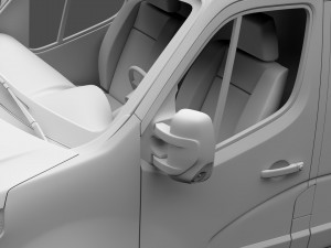 nissan nv 400 l1h1 van 2017 Modello 3D
