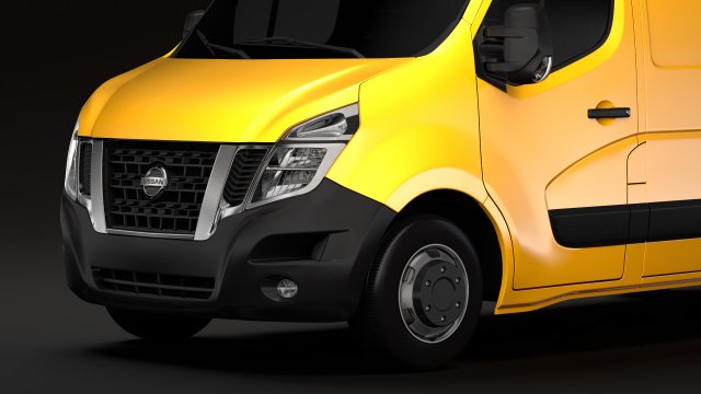 nissan nv 400 l2h2 van 2017 Modello 3D .c4d .max .obj .3ds .fbx .stl .blend 