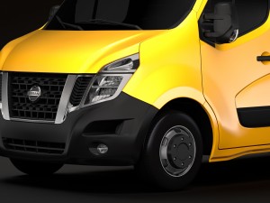 nissan nv 400 l2h2 van 2017 3D Model